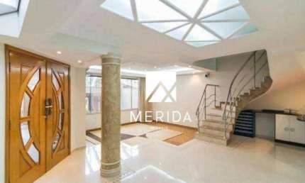 Sobrado com 3 dormitórios para alugar, 208 m² por R$ 7.750,00/mês - Jardim - Santo André/SP