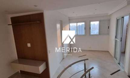 Cobertura com 2 dormitórios à venda, 83 m² por R$ 490.000,00 - Casa Branca - Santo André/SP