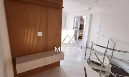 Cobertura com 2 dormitórios à venda, 83 m² por r$ 490.000,00 - casa branca - santo andré/sp