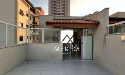 Cobertura com 2 dormitórios à venda, 89 m² por R$ 580.000,00 - Campestre - Santo André/SP