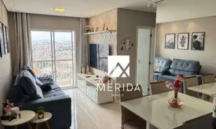 Apartamento com 2 dormitórios à venda, 54 m² por R$ 371.000,00 - Vila Humaitá - Santo André/SP