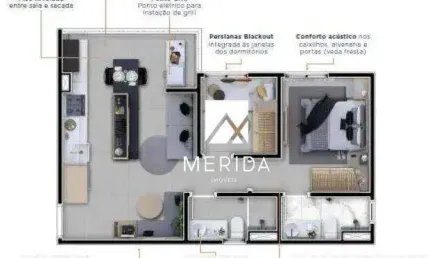 Apartamento com 2 dormitórios à venda, 47 m² por r$ 487.600,00 - campestre - santo andré/sp