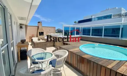 Cobertura com 3 quartos à venda na Rua Silvia Pozzano, Recreio dos Bandeirantes, Rio de Janeiro, 154 m2 por R$ 970.000