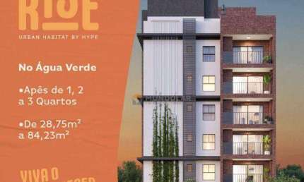 Loft com 1 dormitório à venda, 39 m² por R$ 335.900,00 - Água Verde - Curitiba/PR