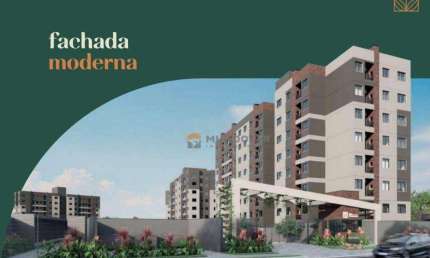 Apartamento com 2 dormitórios à venda, 43 m² por R$ 286.300,00 - Campina da Barra - Araucária/PR