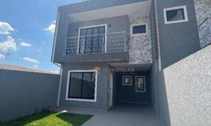 Sobrado com 3 dormitórios à venda, 108 m² por R$ 670.000,00 - Estação - Araucária/PR