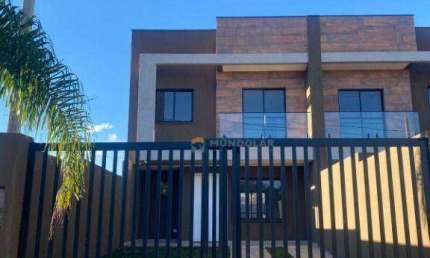 Sobrado com 3 dormitórios à venda, 105 m² por R$ 594.000,00 - Costeira - Araucária/PR