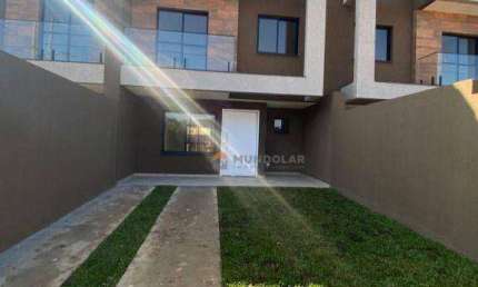 Sobrado com 3 dormitórios à venda, 105 m² por R$ 594.000,00 - Costeira - Araucária/PR