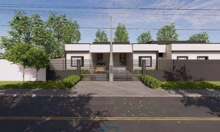 Casa com 2 dormitórios à venda, 69 m² por R$ 415.000,00 - Campina da Barra - Araucária/PR
