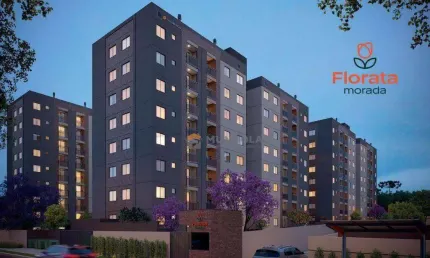 Apartamento com 2 dormitórios à venda, 43 m² por R$ 244.997,00 - Costeira - Araucária/PR