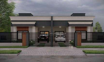 Casa com 3 dormitórios à venda, 80 m² por R$ 590.000,00 - Costeira - Araucária/PR