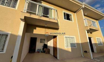 Sobrado semi mobiliado em condomínio com 3 dormitórios à venda, 92 m² por R$ 499.000 - Estação - Araucária/PR