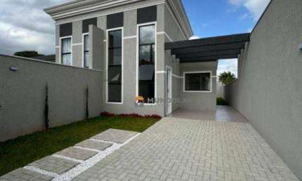 Casa com 3 dormitórios à venda, 70 m² por R$ 450.000,00 - Campina da Barra - Araucária/PR