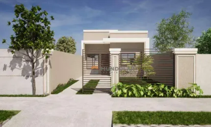 Casa com 3 dormitórios à venda, 52 m² por R$ 370.000,00 - Costeira - Araucária/PR