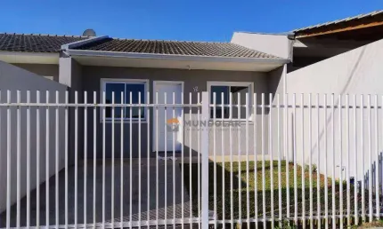 Linda casa dentro de condomínio com 2 dormitórios para alugar, 55 m² por r$ 1.650,00/mês - costeira - araucária/pr