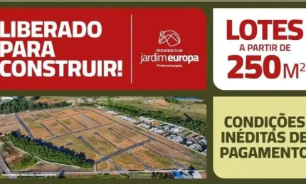 Pronto pra construir | LOTES a partir de 250m² em Condomínio Clube | Pagamento Facilitado
