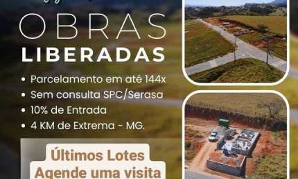Região que mais cresce no Sul de Minas | Lotes a partir de 250m² com Lazer e Lagos |Pronto