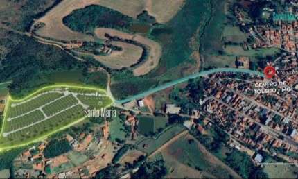 Próximo ao CENTRO | LOTES a partir de 250m² em PEDRA BELA | Lazer e Lago | Pagamento Facilitado