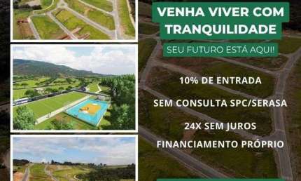 Últimos Lotes, a partir de 250m² em Extrema| Já pode construir | Facilitado |Lazer e Lagos