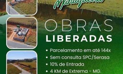 JÁ pode construir | Lotes a partir de 250m² em Extrema | Lazer e Lagos | Pagto Facilitado