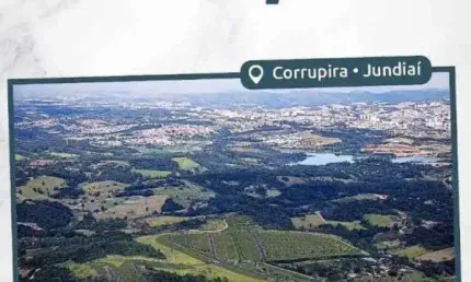 Lagos e Lazer completo| Lotes a partir de 420m² em Jundiaí | Pagamento Facilitado| Ótimo Local