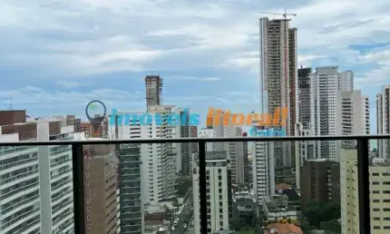 Apartamento com 1 quarto à venda na Rua Tenente Benévolo, 1489, Meireles, Fortaleza