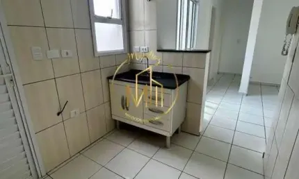 Apartamento para Venda em Santo André, Vila Lutécia, 2 dormitórios, 1 banheiro, 1 vaga