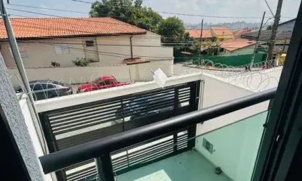Sobrado Geminado para Venda em Santo André, Parque Novo Oratório, 2 dormitórios, 2 suítes, 4 banheiros, 2 vagas