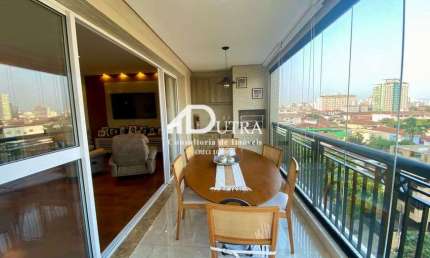 Apartamento 3 suítes amplas no Embaré com 2 vagas e lazer Santos