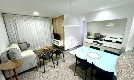 Apartamento com 3 dormitórios para alugar, 74 m² por R$ 4.698,08/mês - Meireles - Fortaleza/CE