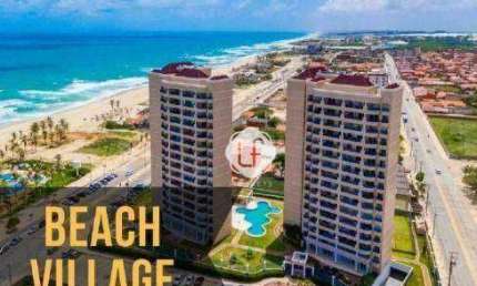 Apartamento com 2 dormitórios para alugar, 54 m² por R$ 3.325,00/mês - Praia do Futuro - Fortaleza/CE
