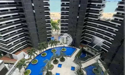 Apto BEIRA MAR de FORTALEZA - Vistas Incríveis- Andar Alto - Investimento Garantido - Qualidade de Vida  - Lazer Premium