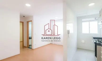 Apartamento com 2 Quartos e 1 banheiro para Alugar, 47 m² por R$ 1.968/Mês