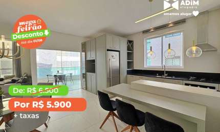 Apartamento para aluguel, 3 quartos, 3 suítes, 2 vagas, Meia Praia - Itapema/SC