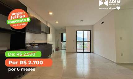 Aluguel anual: Apartamento 69m² - 2 dormitórios, sendo 1 suíte e 1 vaga de garagem - Morretes - Itapema/SC