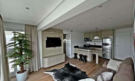 Aluguel anual no Riviera Concept Complexo Multiuso - Apartamento 2 quartos, 1 suíte, mobiliado, 1 vaga na Praia Brava - Itajaí/SC