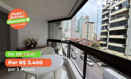 Apartamento para aluguel, 3 quartos, 1 suíte, 1 vaga, Meia Paia - Itapema/SC