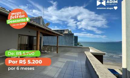 Cobertura duplex com 4 quartos, 2 vagas e vista para o mar