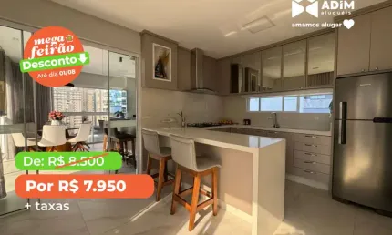 Apartamento para aluguel, 3 quartos, 3 suítes, 3 vagas, Meia Praia - Itapema/SC