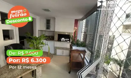 Aluguel anual: apartamento de 3 quartos, sendo 1 suíte em balneário camboriú.