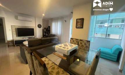 Aluguel anual: Apartamento de 3 quartos, sendo 1 suíte a quadra mar mobiliado em Balneário Camboriú