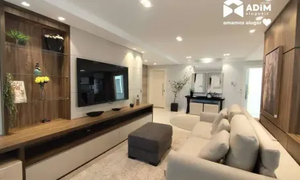 Aluguel anual: Apartamento 3 suítes vista pro mar em Balneário Camboriú
