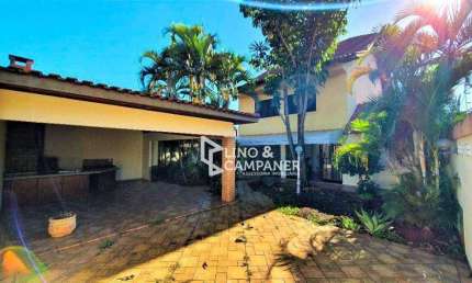 Casa com 4 dormitórios, 497 m² - venda por R$ 2.570.000,00 ou aluguel por R$ 8.750,00/mês - Iguaçu - Londrina/PR