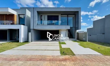 Casa com 3 suítes à venda, 210 m² por r$ 1.650.000 - condomínio parque tauá - araçari - londrina/pr