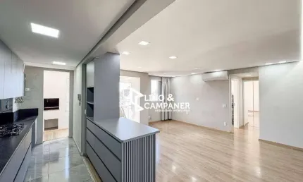 Apartamento com 2 dormitórios à venda, 77 m² por r$ 700.000,00 - gleba palhano - londrina/pr