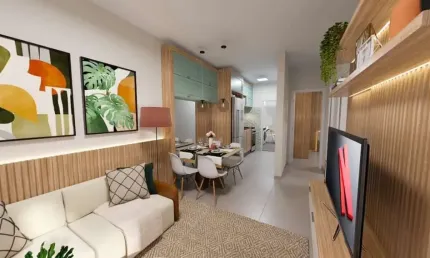 Casa no condomínio aquarela para venda com 2 quartos, 49m²