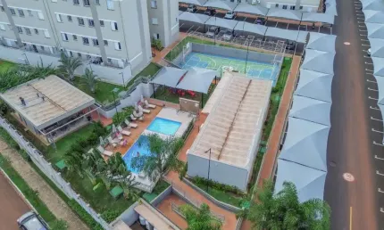 Agradável apartamento tipo para venda em Athenas Paulista com 2 quartos, 43m²