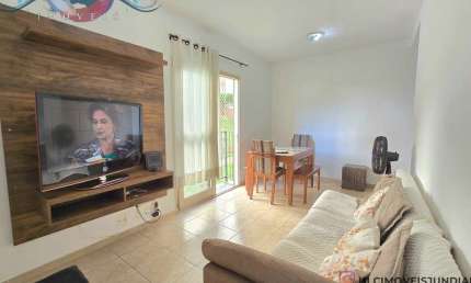 Locação - Apartamento totalmente mobiliado  em Jundiaí  térreo no condomínio Residencial  América do Sul