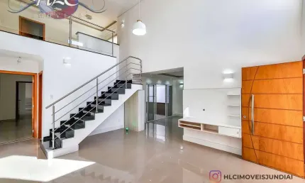 Casa à venda no condomínio residencial village das flores - jardim novo mundo - jundiaí/sp  por r$ 2.100.000,00