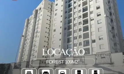 LOCAÇÃO: FOREST 109M2 - EXCELENTE APARTAMENTO!   Jd Ana Maria / Jundiaí - SP